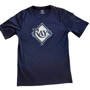 MLB Tampa Bay Rays Short Sleeve Shirt Youth XL Baseball READ